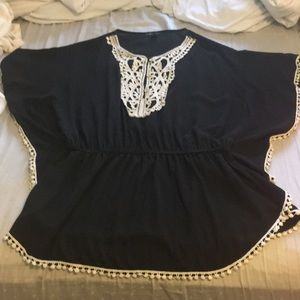 Black and white shirt